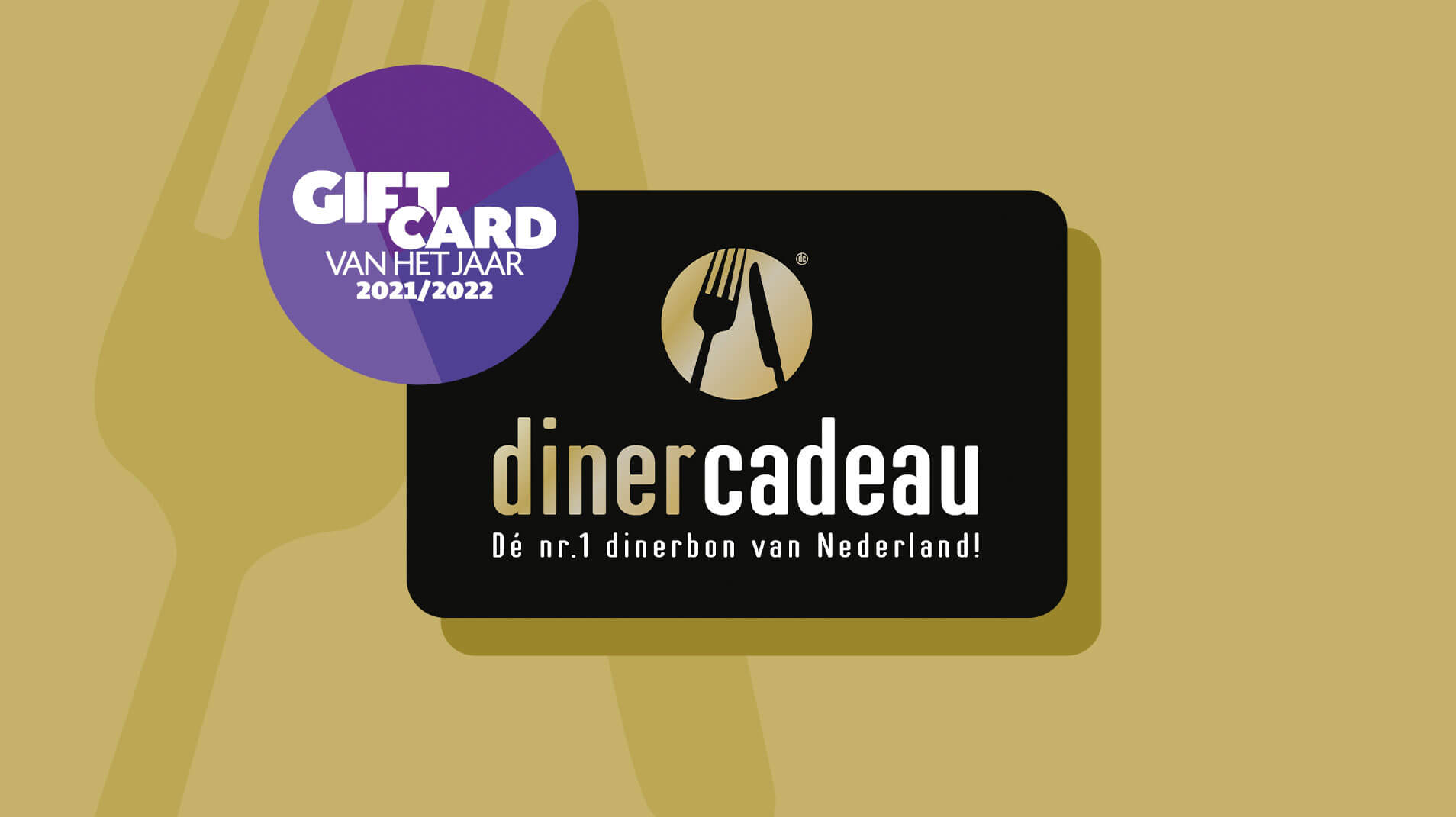 Giftcard van het Jaar = Diner Cadeau!