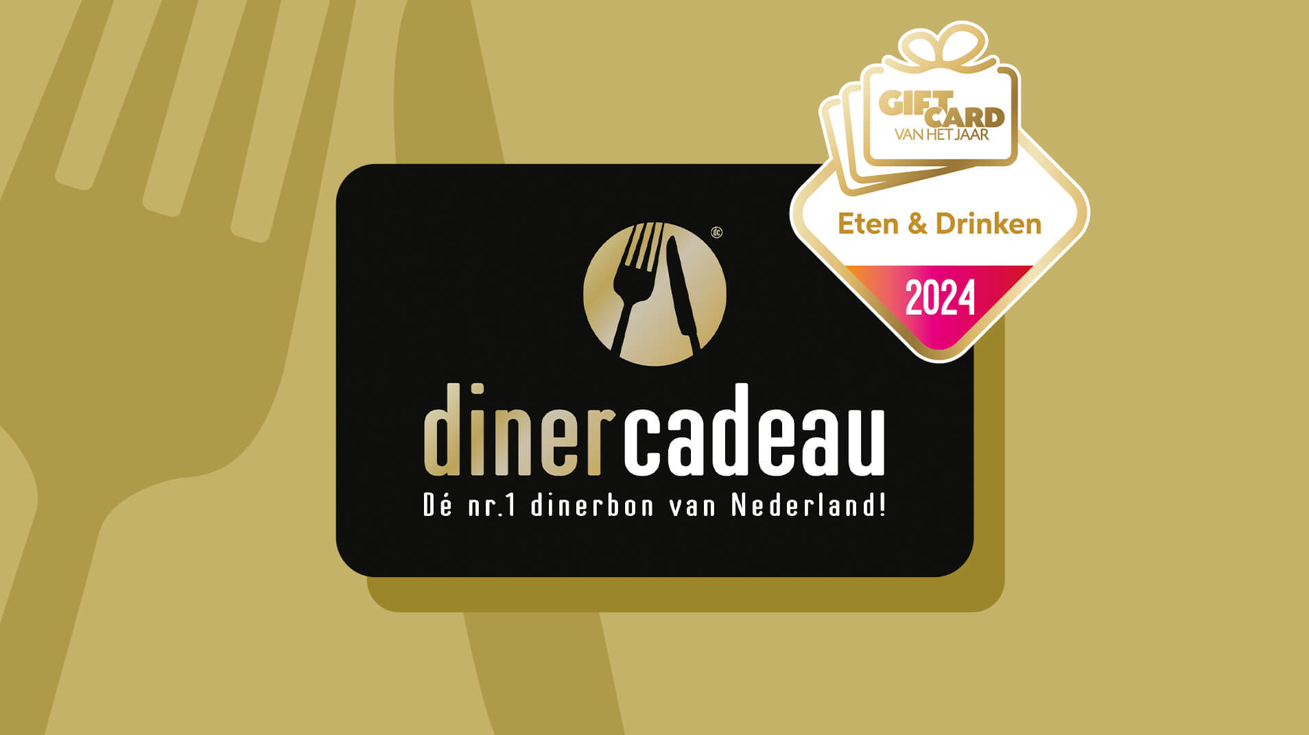 Giftcard van het Jaar Verkiezing 2024: Diner Cadeau wint!