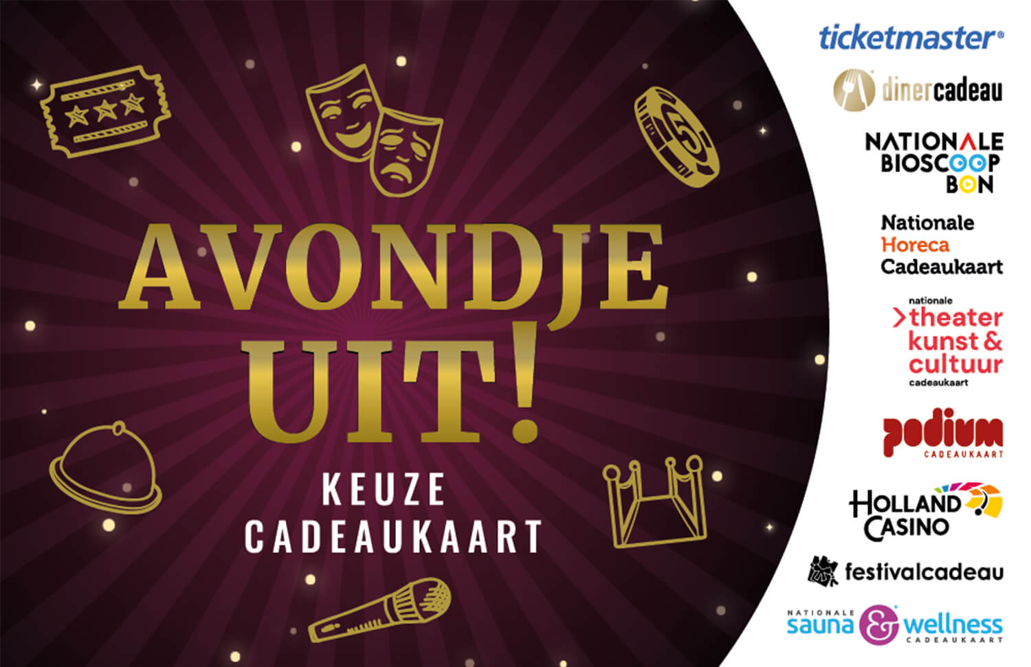 Avondje Uit Keuze Cadeaukaart