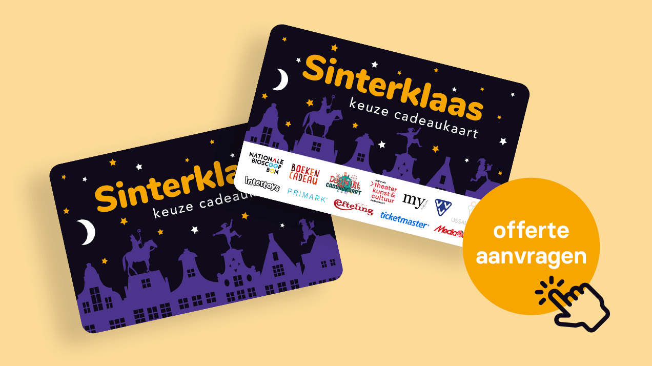 Vraag eenvoudig een offerte aan voor jouw Sinterklaas geschenk