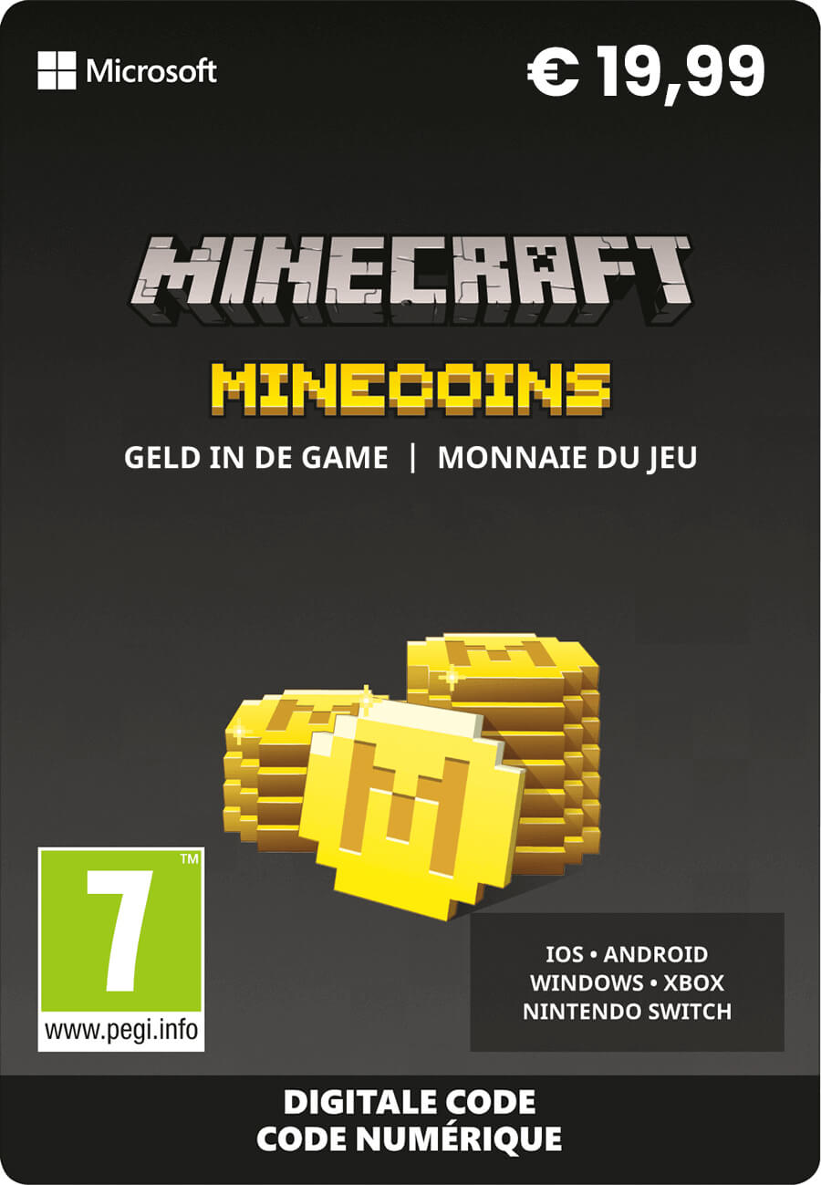 Minecraft Cadeaukaart €19,99